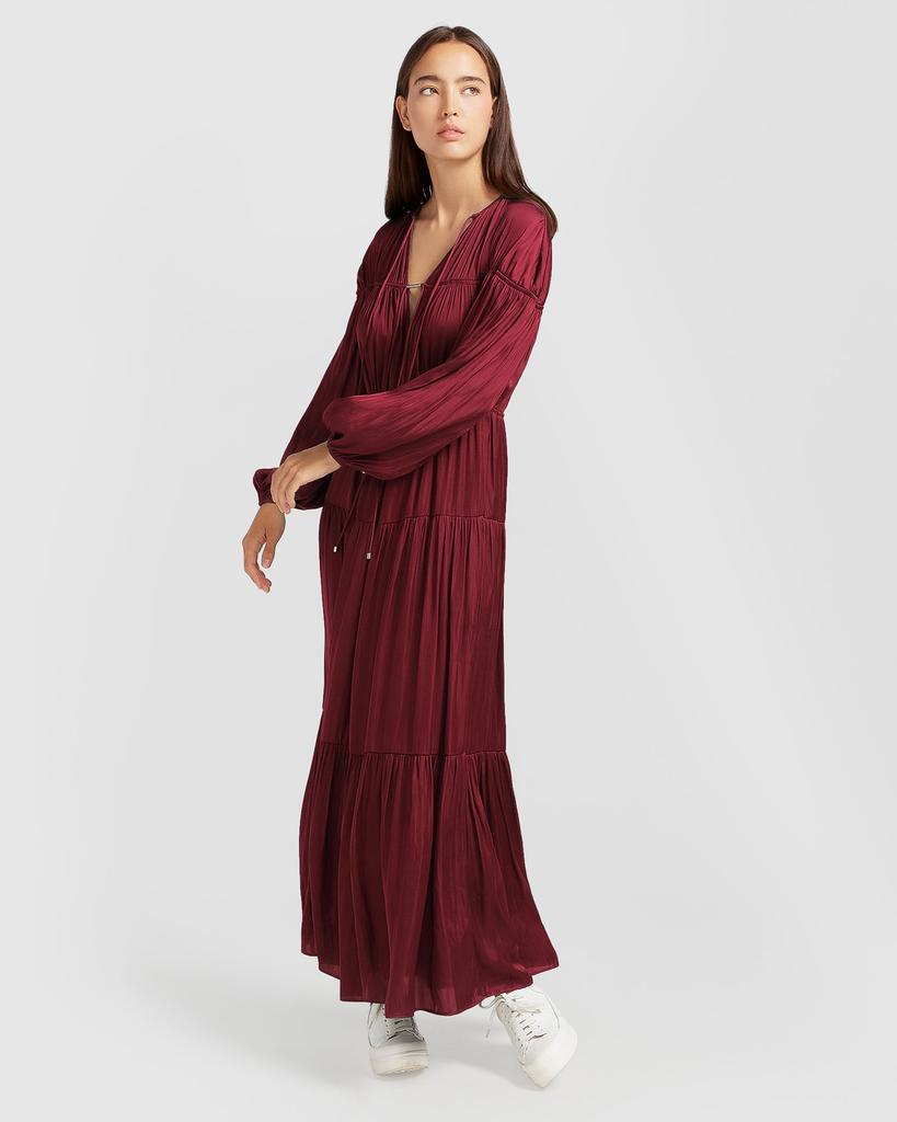 Belle & Bloom Window Seat Tiered Maxi Dress