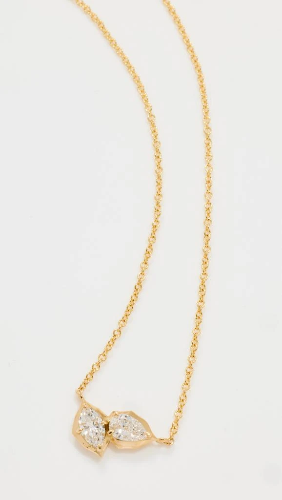 Jade Trau Poppy Two-Stone Pendant Necklace 1