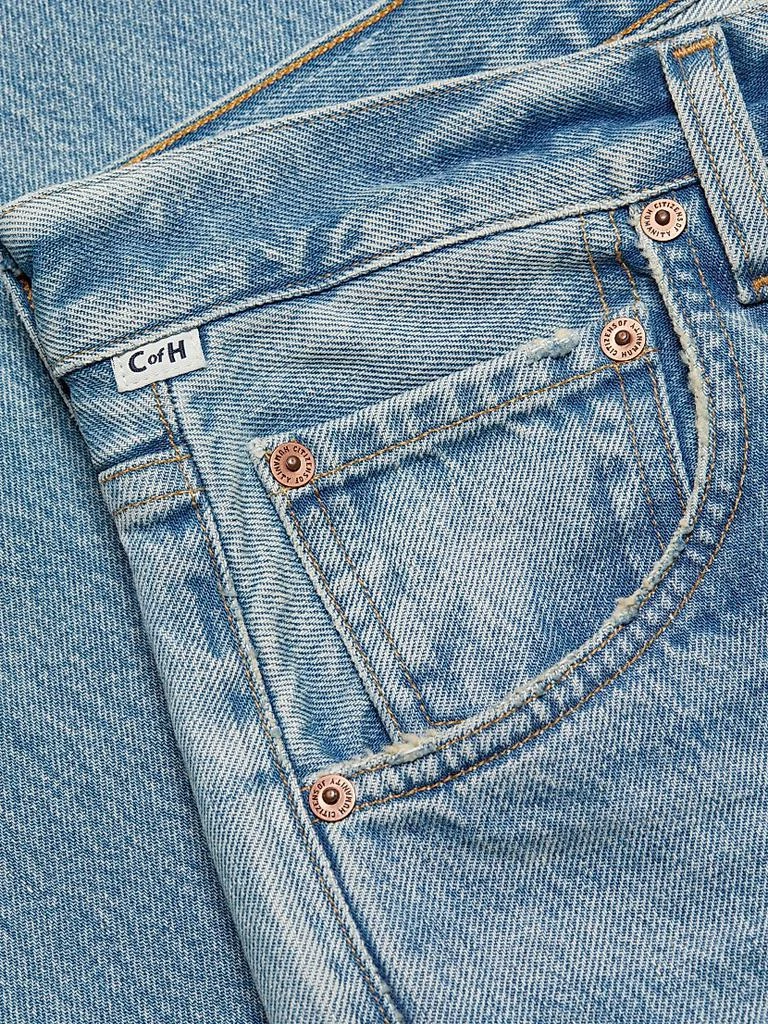 Citizens of Humanity Ayla Denim Raw-Hem Crop Jeans 7