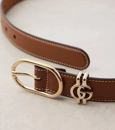 Gucci Double G leather belt 3