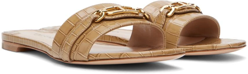 Tom Ford Beige Leather Slides 4