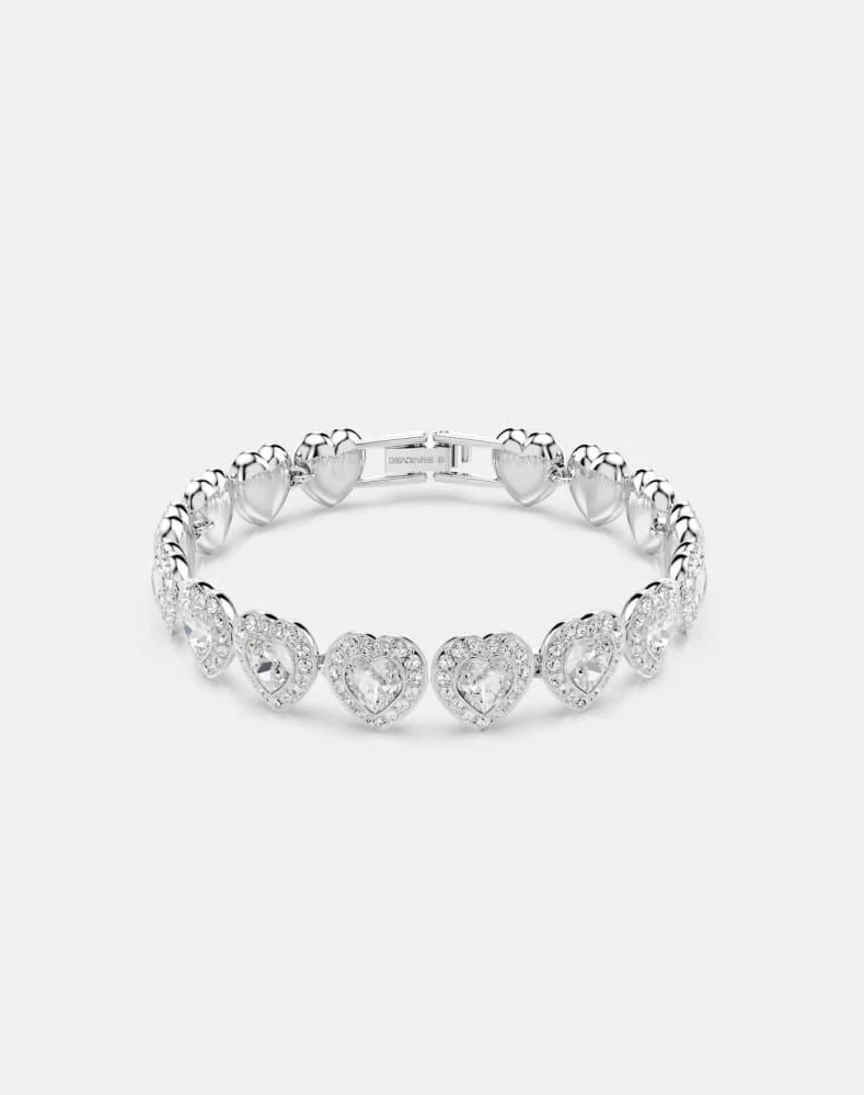 Swarovski Swarovski X Ariana Grande tennis bracelet with rhodium plate in white 1