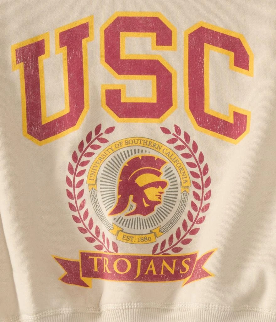 Aeropostale Usc Cropped Off-The-Shoulder Sweatshirt 2