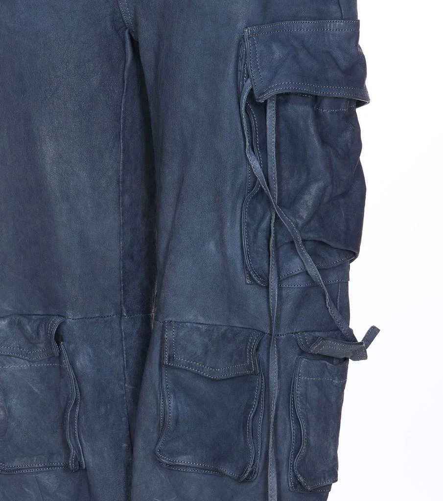 Salvatore Santoro Salvatore Santoro Leather Cargo Trousers 3