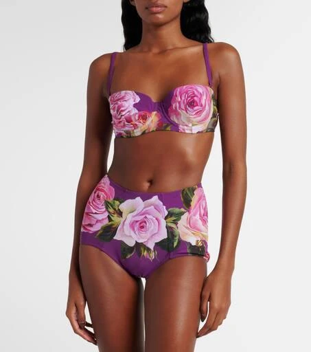 Dolce
Gabbana Floral printed bikini 2