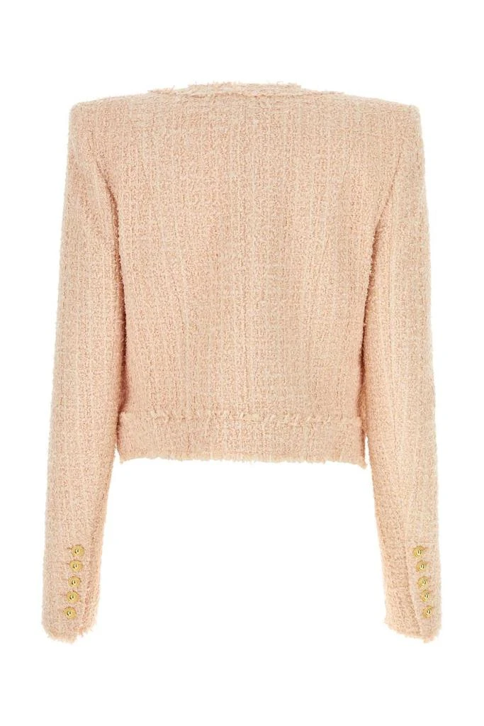 Balmain Balmain Frayed Hem Cropped Jacket 2