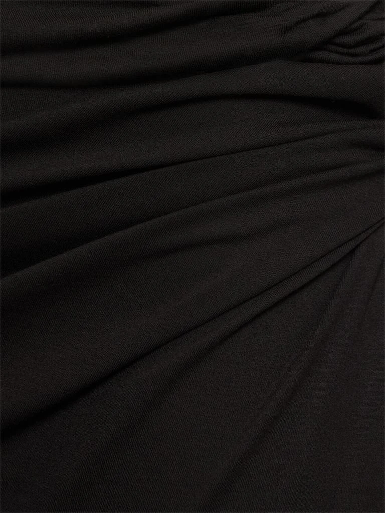 MSGM Draped Jersey Long Skirt 3