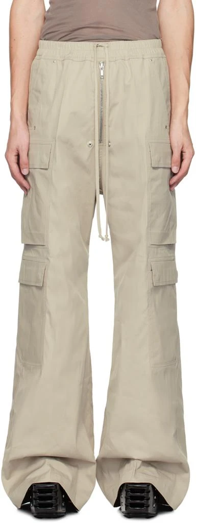 Rick Owens Off-White Cargobelas Cargo Pants 1