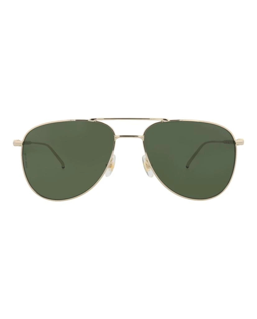 MontBlanc Aviator-Frame Metal Sunglasses