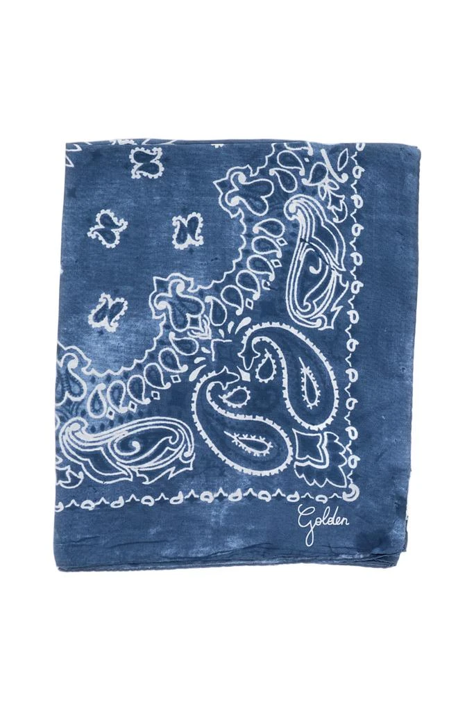 Golden Goose Classic Paisley And Floral Print Silk Scarf