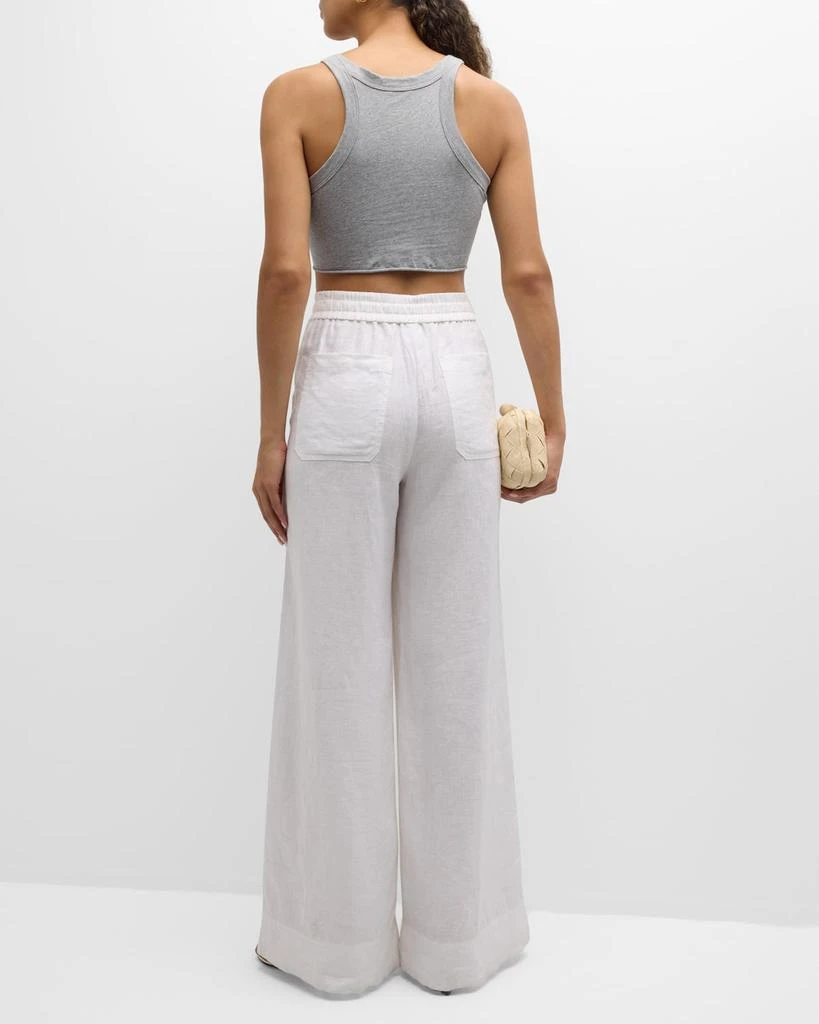 A.L.C. Halsey Cropped Scoop-Neck Tank Top 5