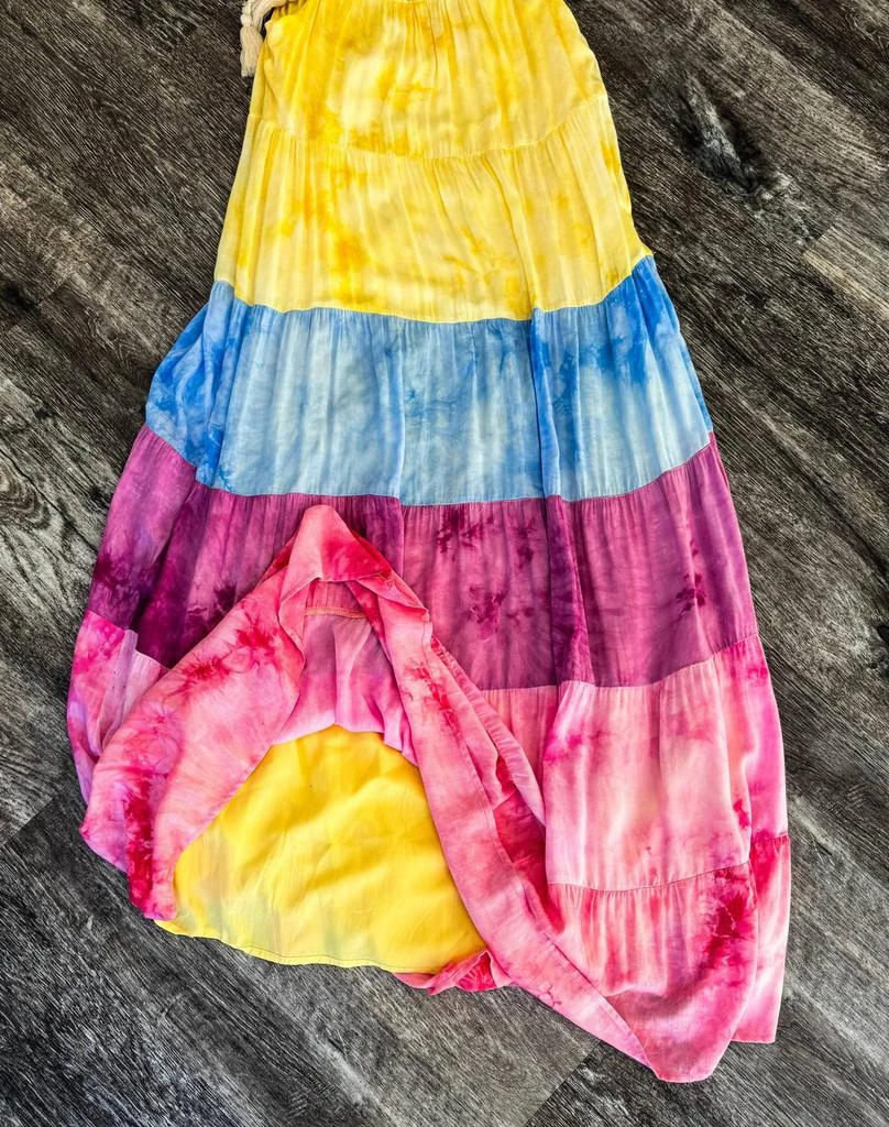 strapless open back dress Mauve Tie Dye Maternity Maxi Dress – PinkBlush main image 0