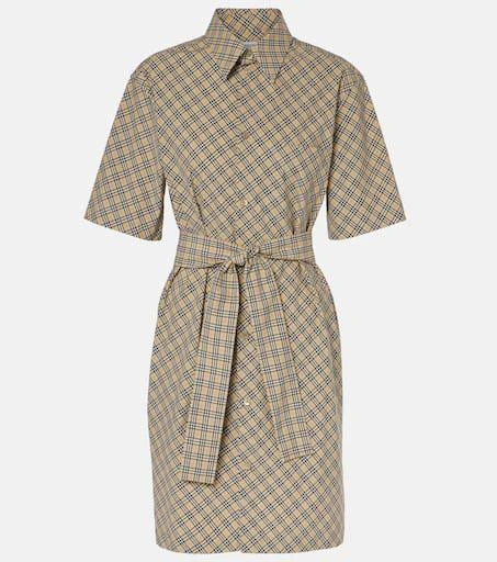 Burberry Burberry Check cotton shirt dress 1