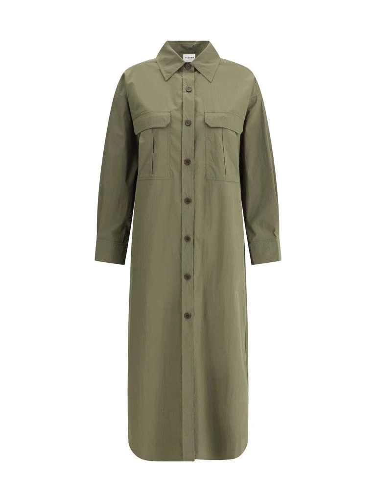 P.A.R.O.S.H. Blue Polyester Casual Dress