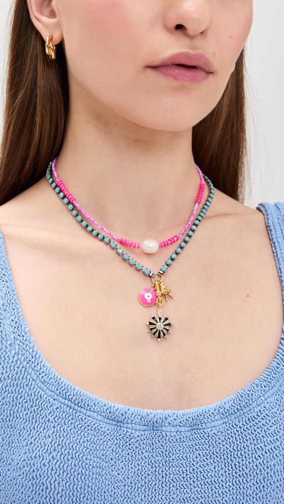Elizabeth Cole Azura Layers Necklace