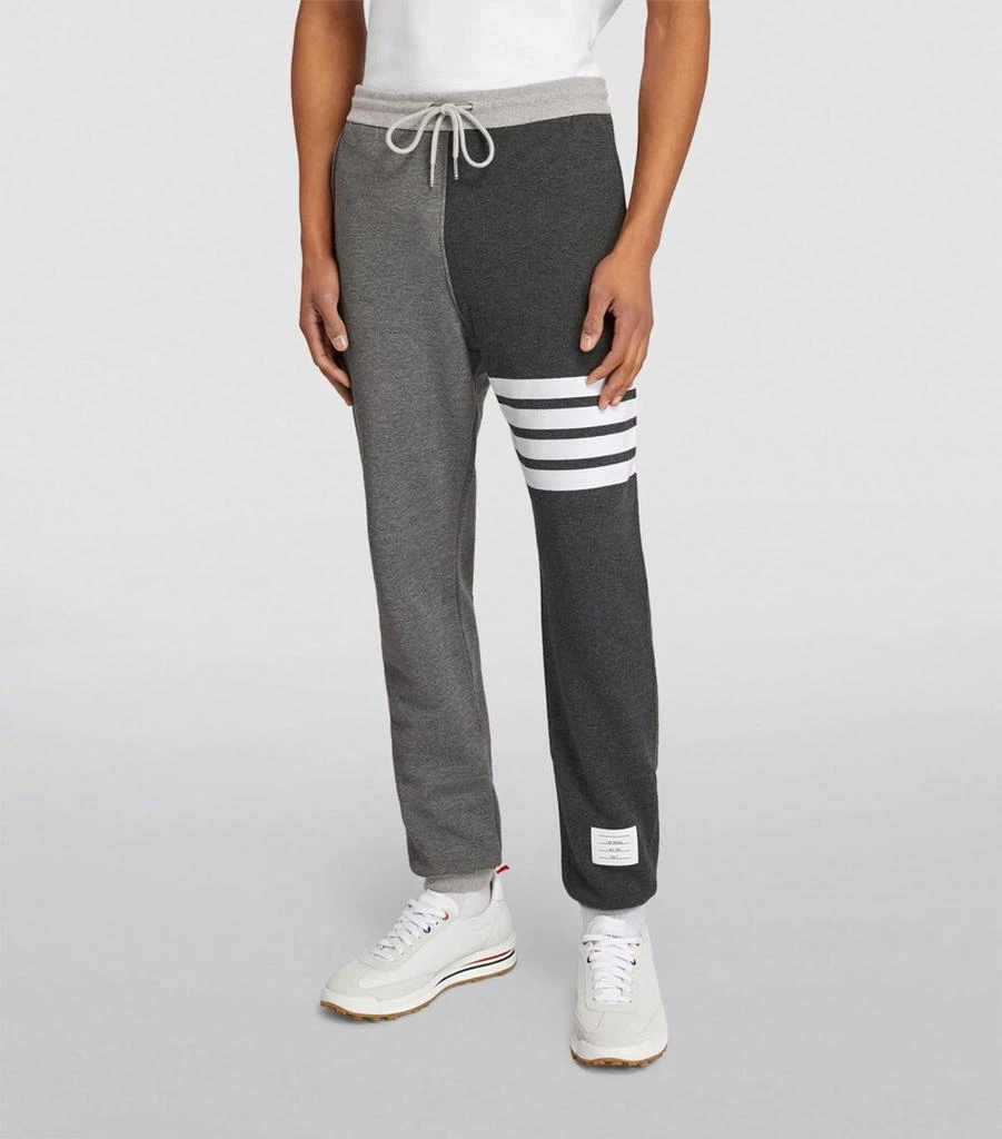 Thom Browne Two-Tone 4-Bar Sweatpants 3
