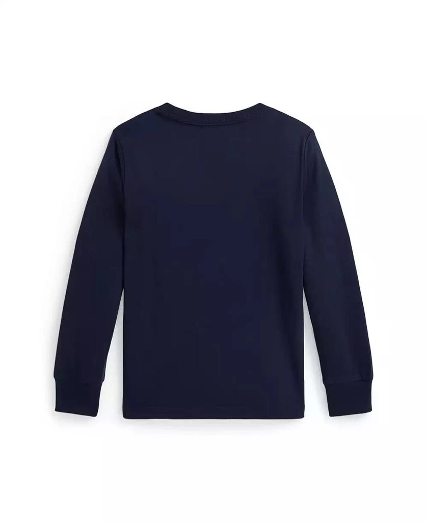 Ralph Lauren Toddler and Little Boys Polo Bear Long Sleeve T-Shirt 5