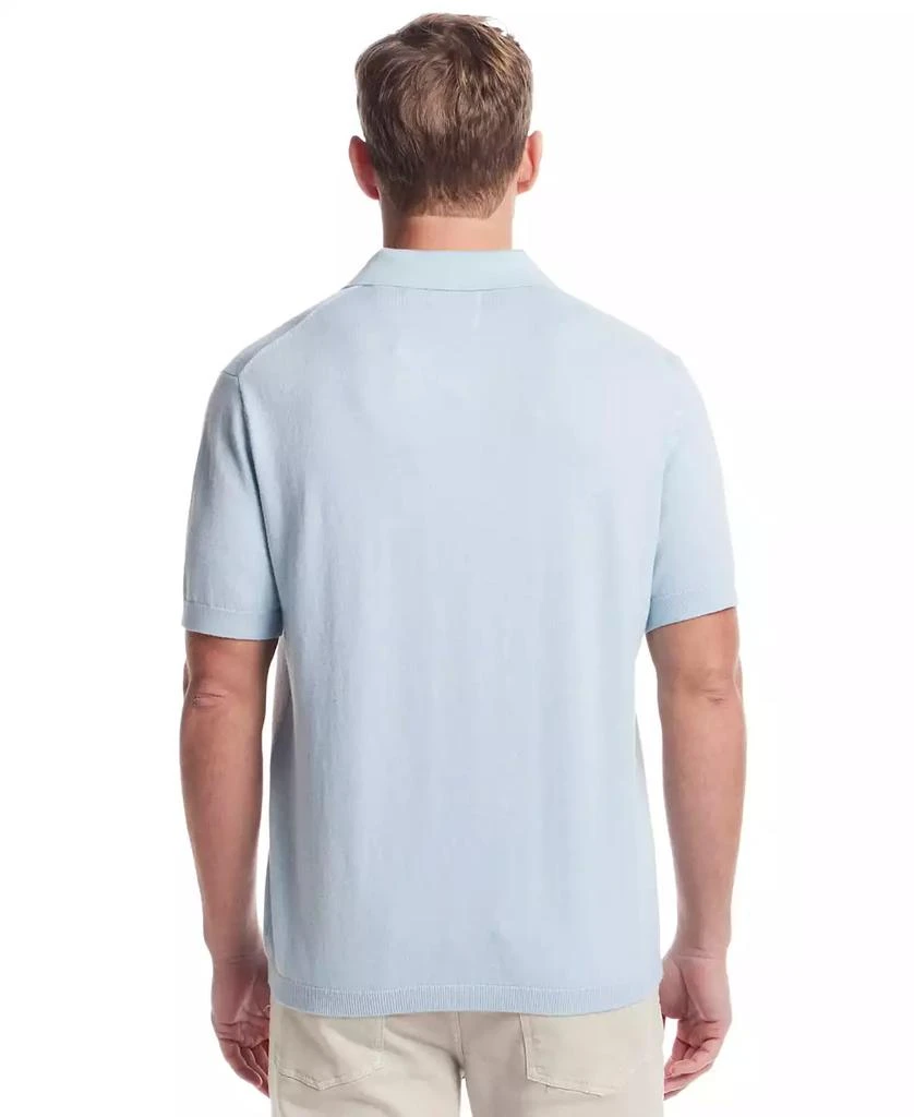 Weatherproof Vintage Men's Regular-Fit Open Collar Polo Sweater 2