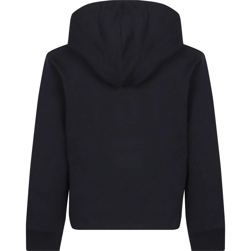 NAME IT® Glittery mickey cropped hoodie in navy 2