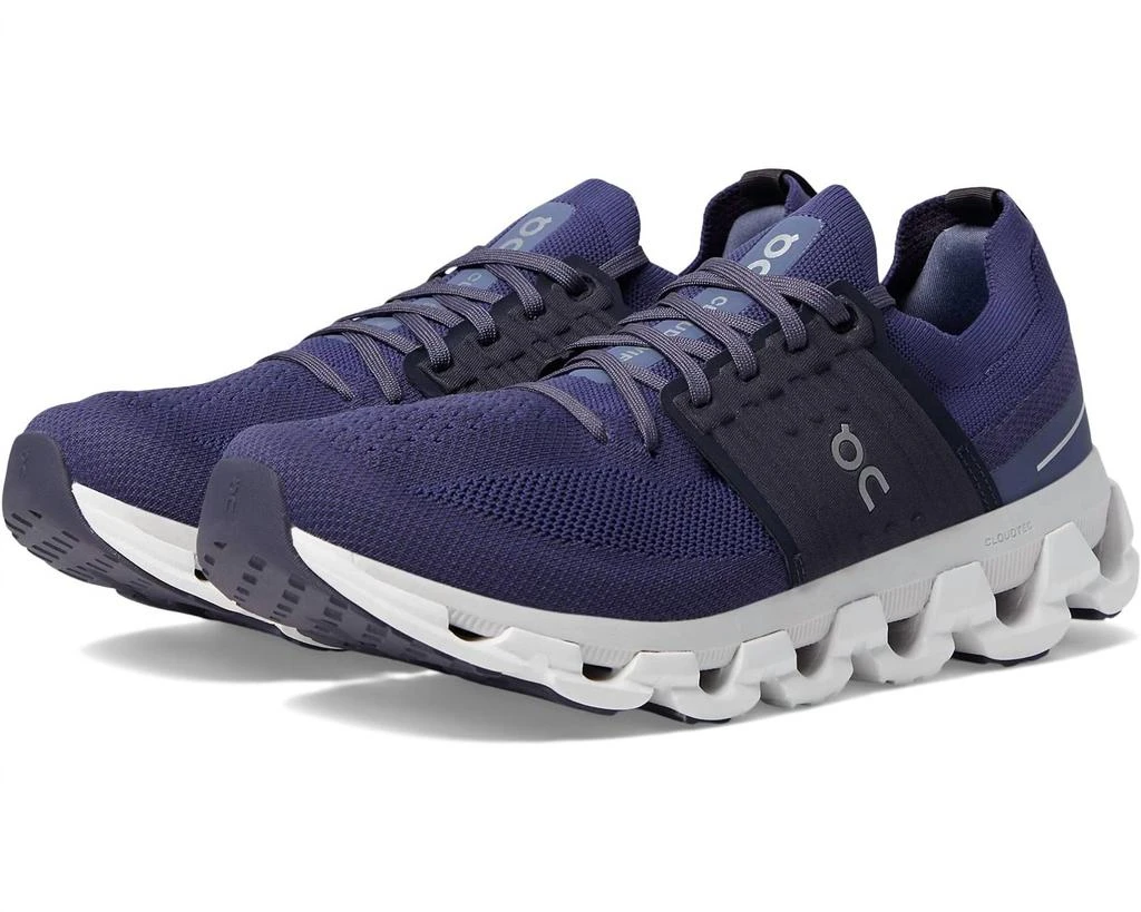On Men's Cloudswift 3 Running Shoes In Denim/midnight 1