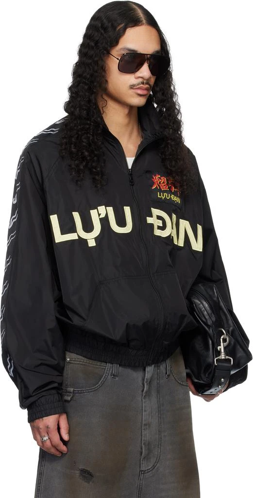 LU
U DAN Black Windbreaker L-D Jacket 2