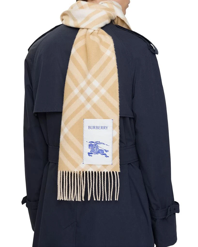 Burberry Check Cashmere Scarf 8