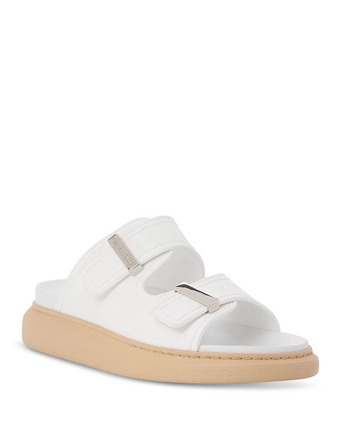Alexander McQueen Women's Buckled Slide Sandals 1