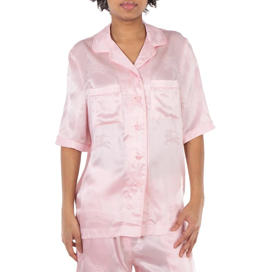 Burberry Ekd Jacquard Silk Pyjama Shirt