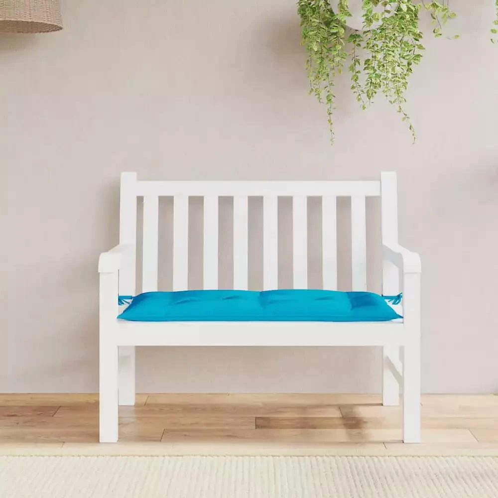 vidaXL Garden Bench Cushion Light Blue 39.4"x19.7"x2.8" Oxford Fabric 2
