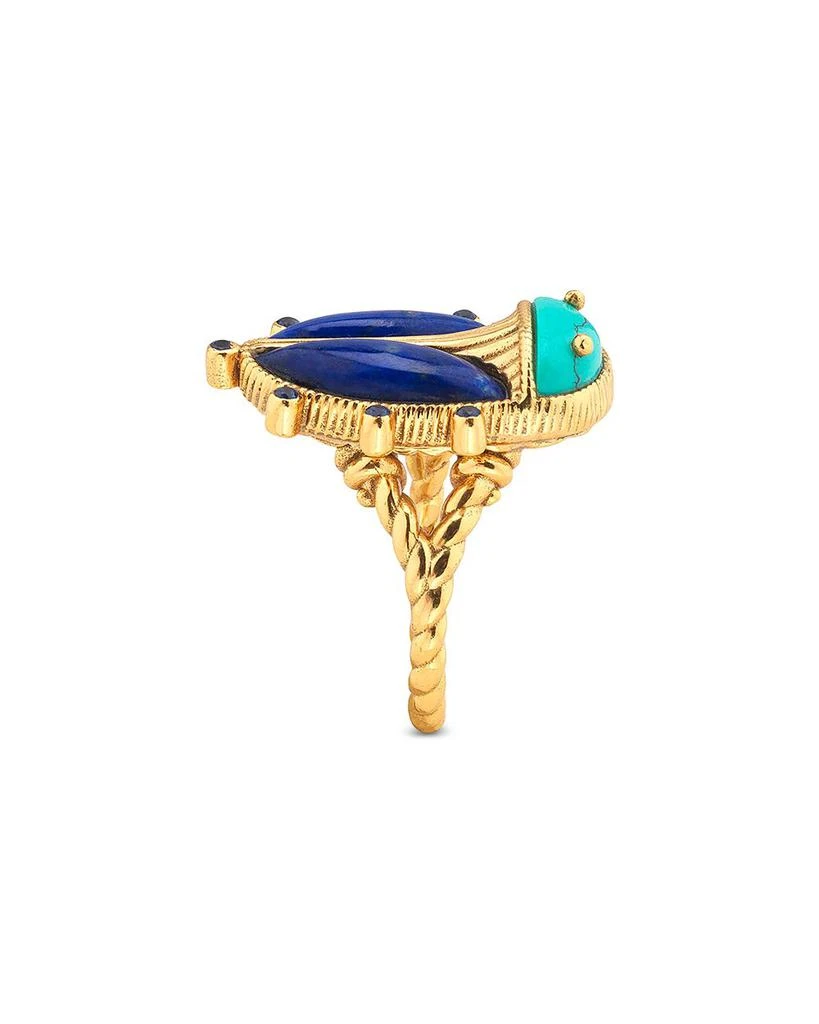 Capucine De Wulf Turquoise
Lapis Lazuli Scarab Grande Ring 2