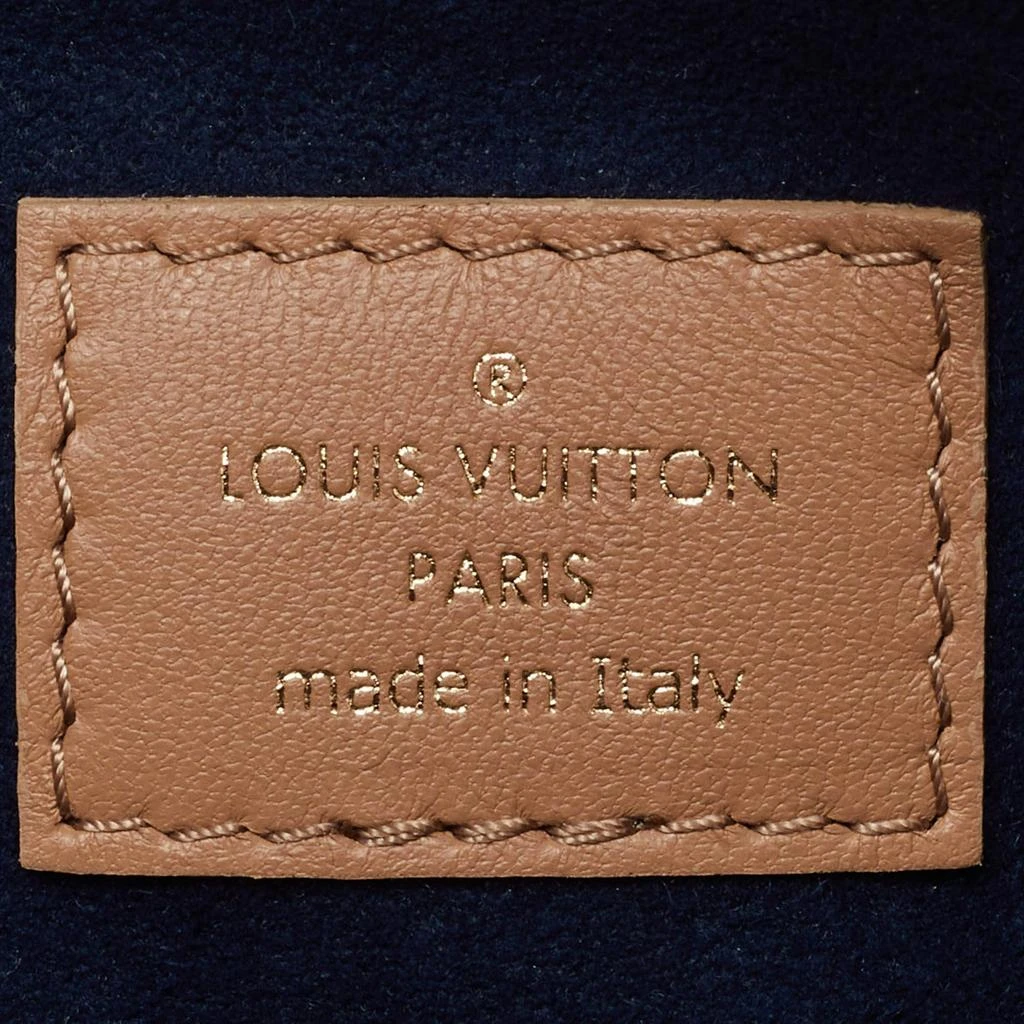Louis Vuitton Louis Vuitton Taupe Monogram Embossed Leather Coussin PM Bag 9