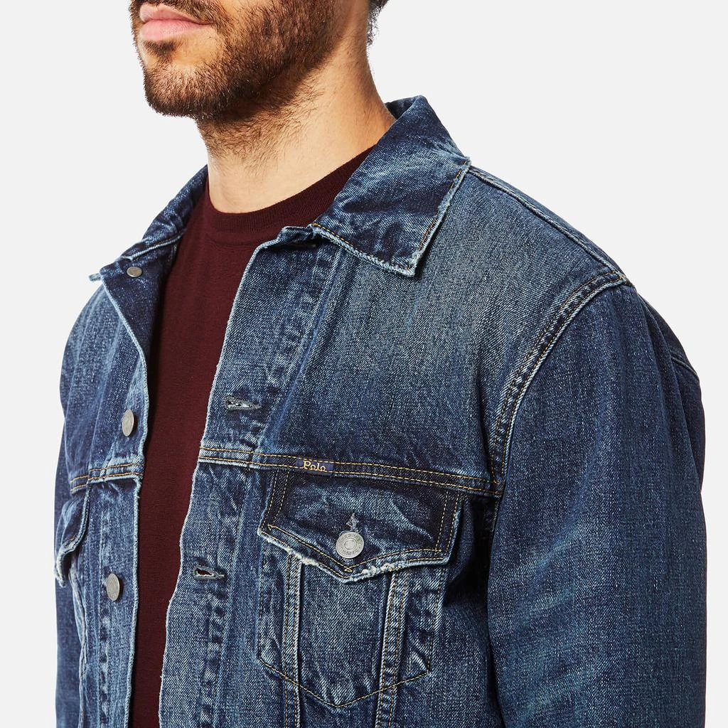 Ralph Lauren Men's Icon Denim Trucker Jacket - Trenton Blue 4