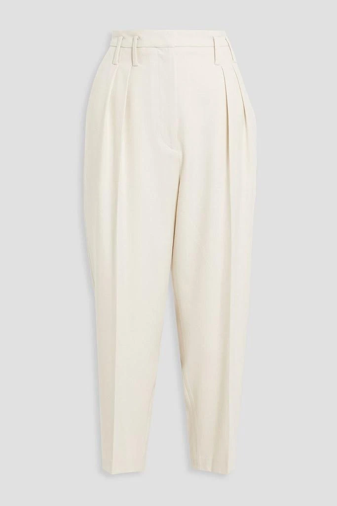 IRO Marwyn cropped tweed tapered pants 1