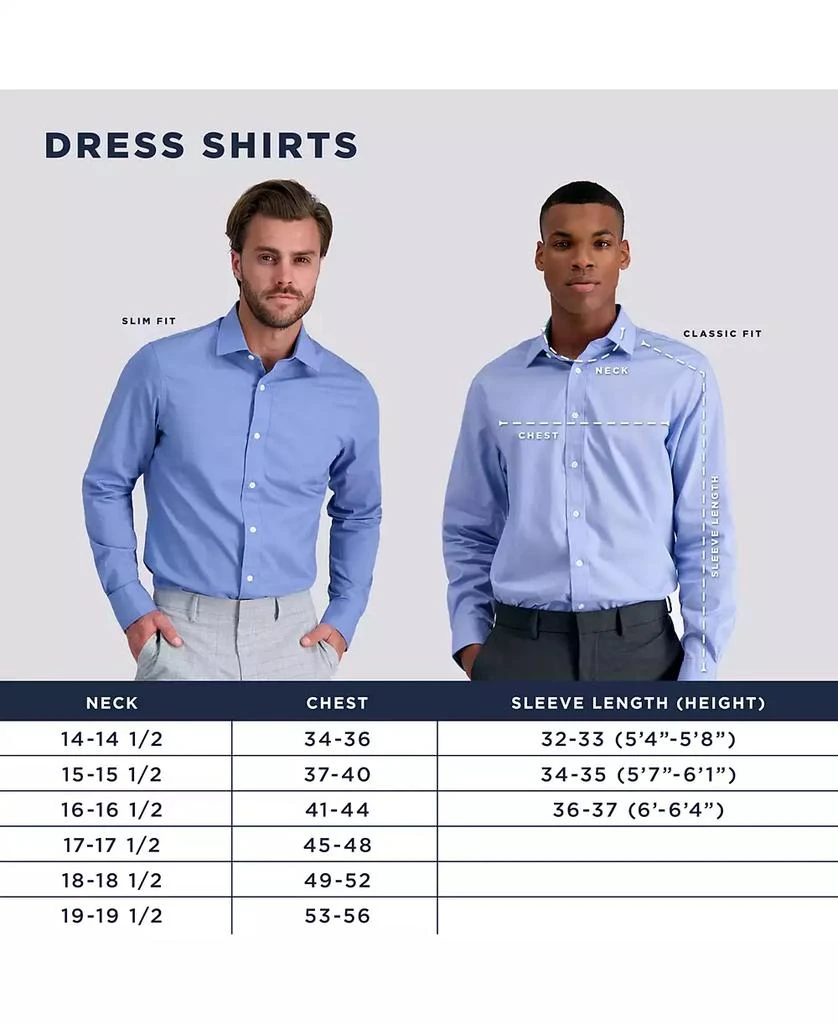 Haggar Men's Big & Tall Classic-Fit Premium Comfort Dress Shirt 8