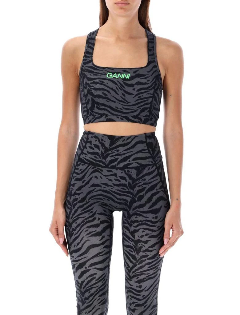 Ganni Ganni Active Top Zebra 1