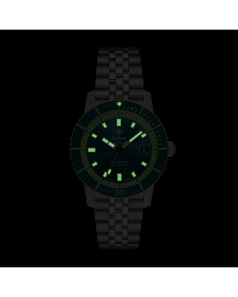ZODIAC Compression Diver Automatic Stainless Steel Watch, 40mm 6
