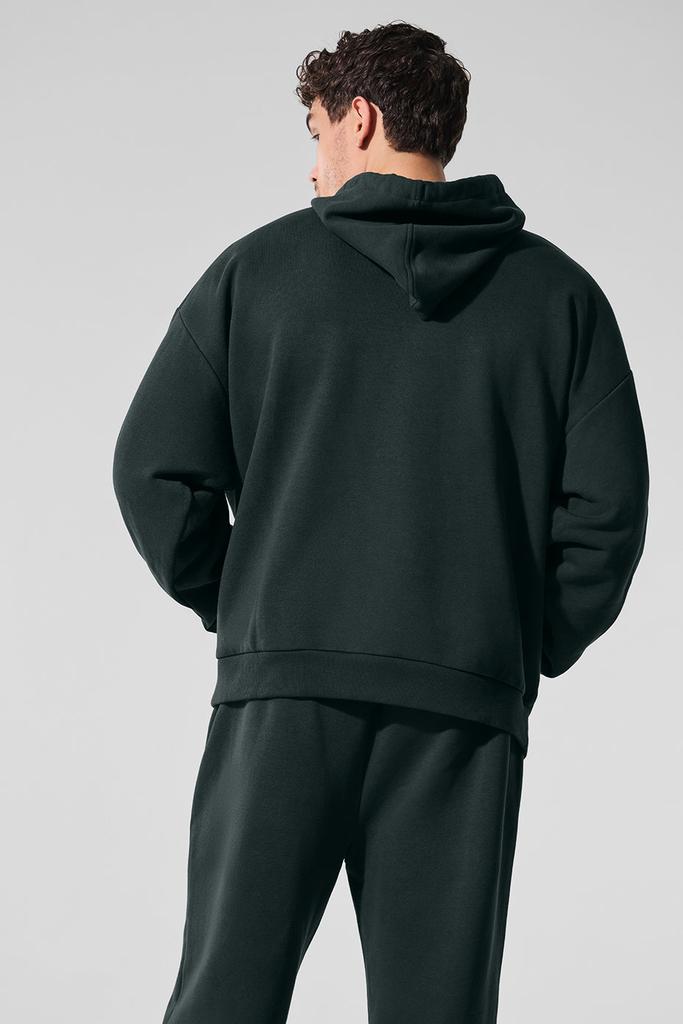 Alo Accolade Hoodie - Charcoal Green - Hoodies - Free Shipping