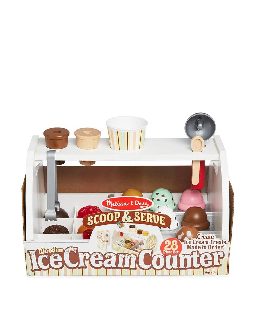 Melissa & Doug Scoop & Serve Ice Cream Counter Play Set - Ages 3+ 2