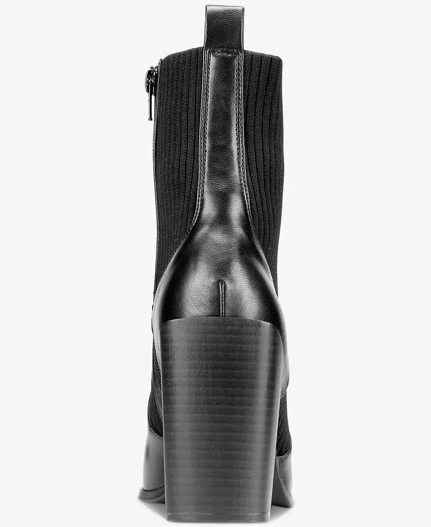 Wild Pair Trinityy Pointed-Toe Pull-On Knit Dress Booties, Created for Macy's 7
