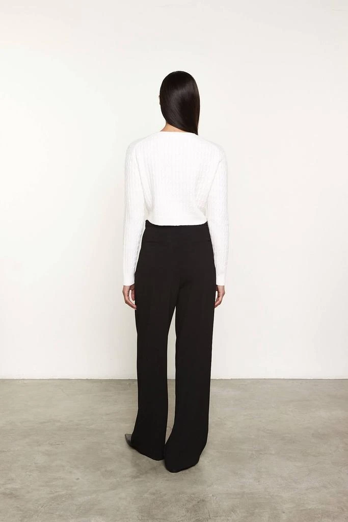 Enza Costa Enza Costa - POWDER CASHMERE CABLE KNITTED CARDIGAN 2