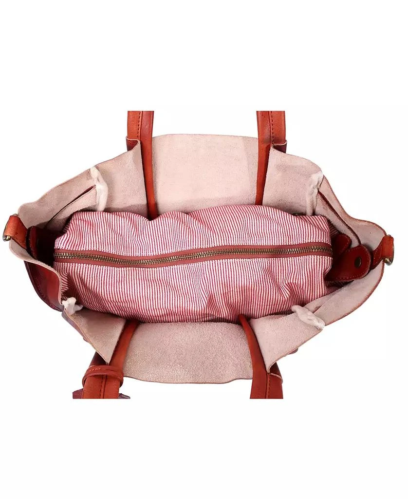 OLD TREND Women's Genuine Leather Sprout Land Tote Bag 5