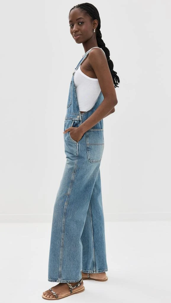 Reformation River Relaxed Denim Overalls 4