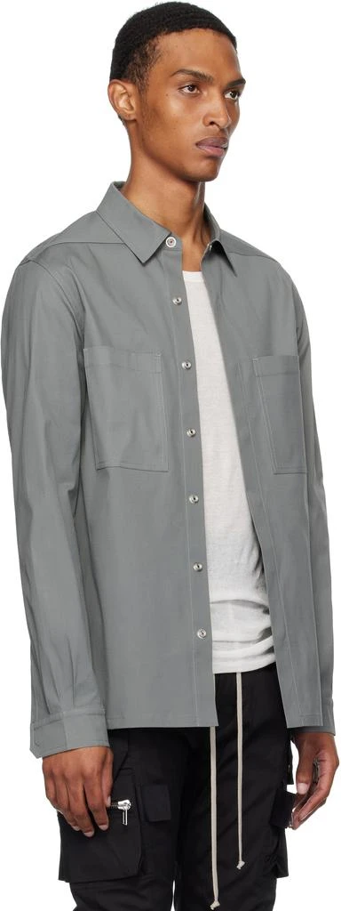 Rick Owens Gray Concordians Outer Shirt 2