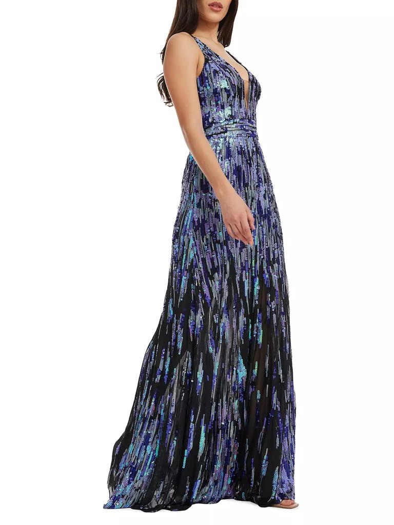 Dress The Population Samira Fit-&-Flare Sequin Gown 4