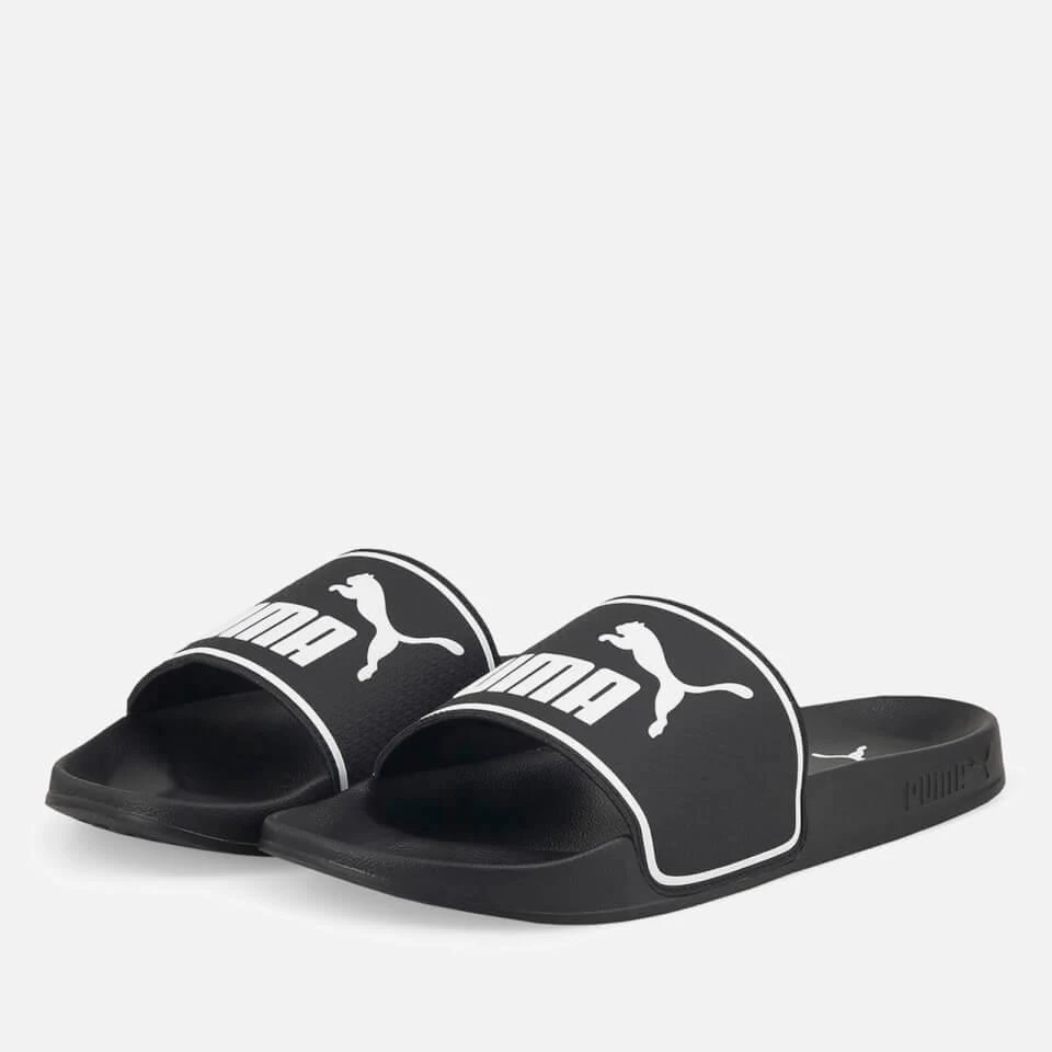 Puma PUMA LEADCAT 2.0 CONTRAST FAUX LEATHER SLIDERS 3