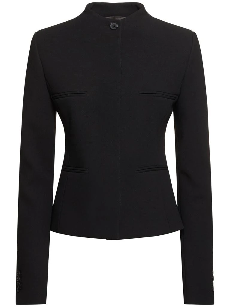 courreges Officer Heritage Tailored Crepe Jacket 1
