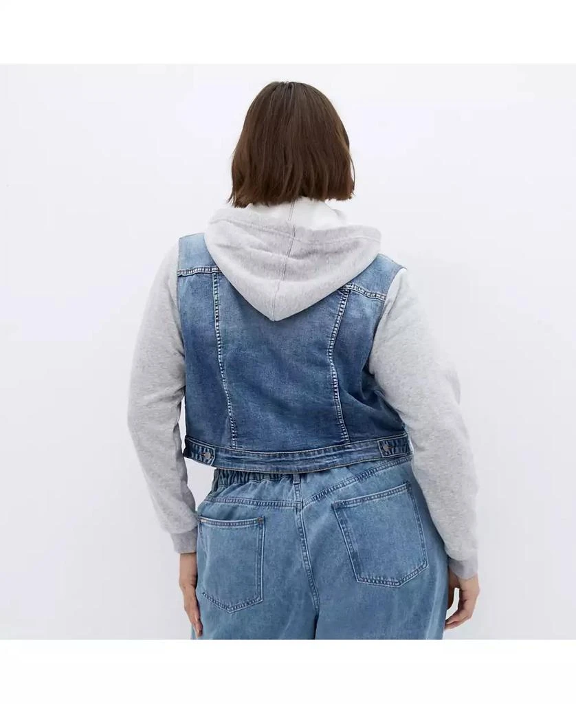 City Chic Women
s Denim Street Jacket 2