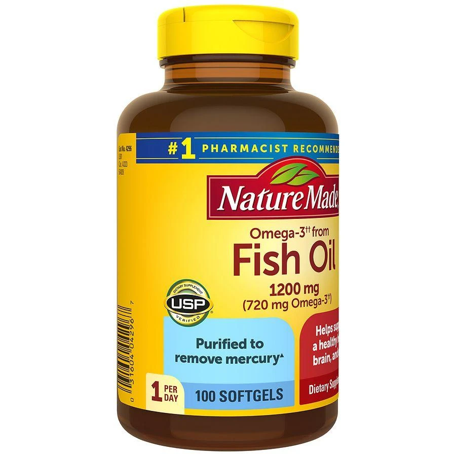 Nature Made Fish Oil 1200 mg Softgels 5