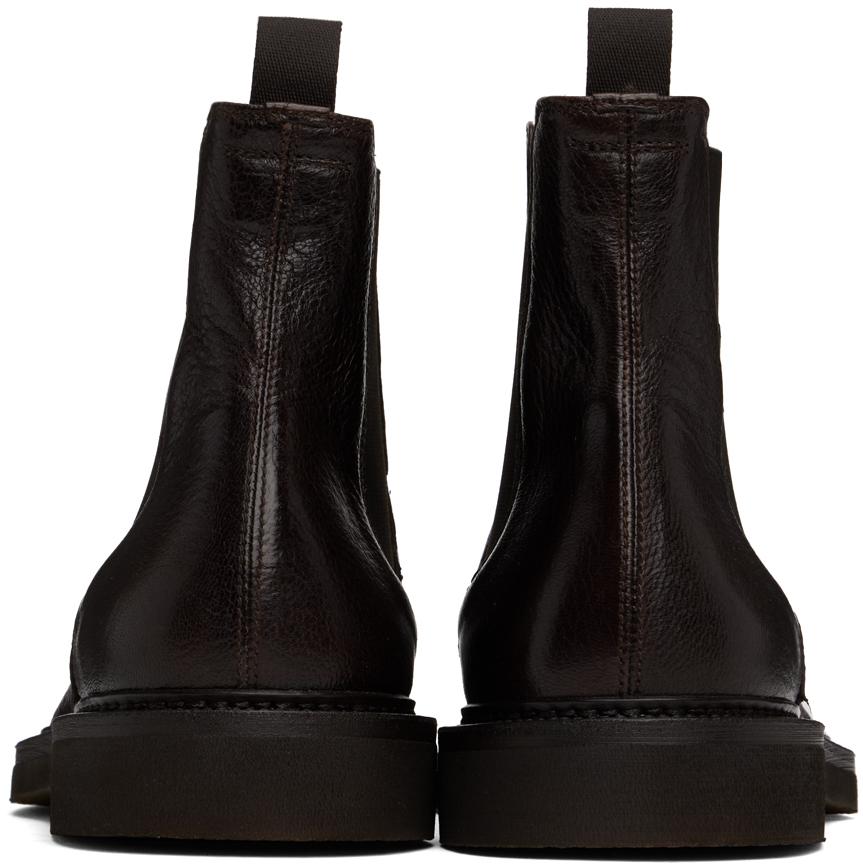 Officine Creative Brown Hopkins Flexi 204 Chelsea Boots