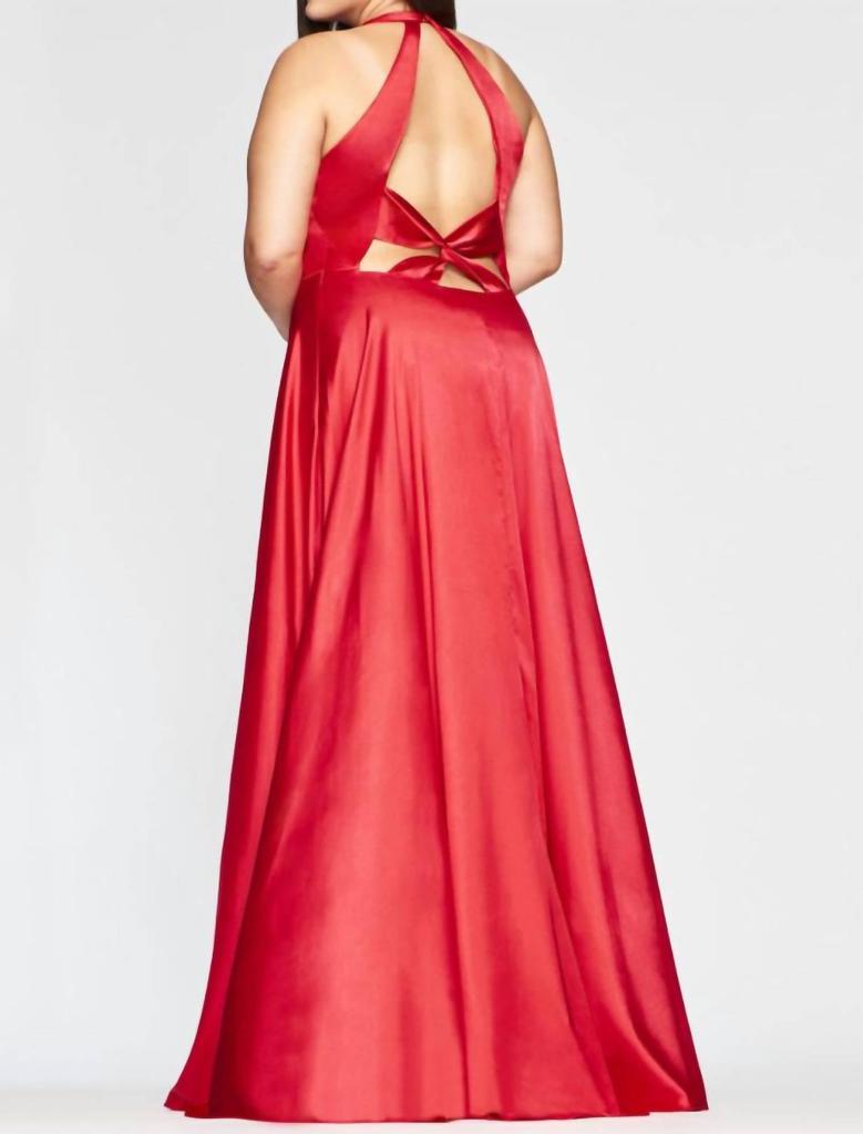 Faviana Charmeuse Dress